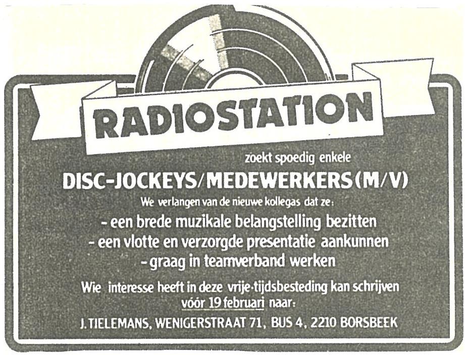 radiostation zoekt medewerkers