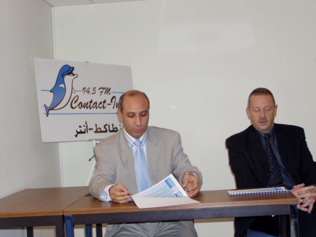 Directeur Mostafa en Francis Lemaire