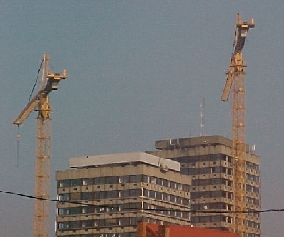 Twee Torenwijk Hasselt. Klik op de foto om een detail waar te nemen.